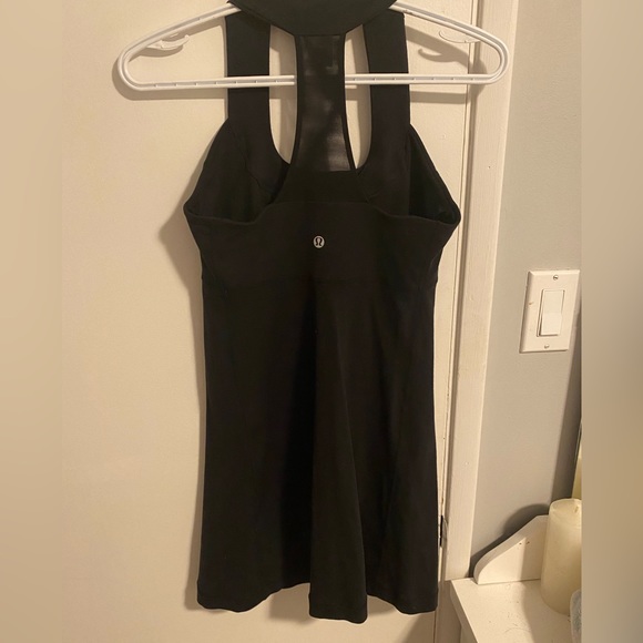 Lululemon Athletica Dress Black Scoop Neck - Picture 2 of 4